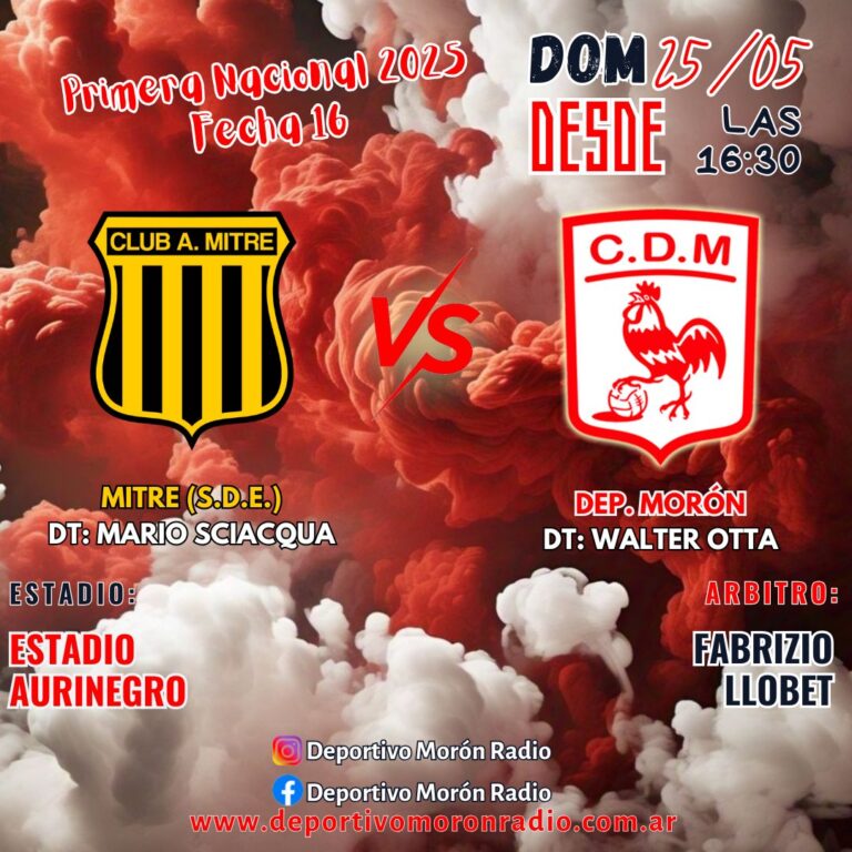 Fecha 16 Mitre Moron